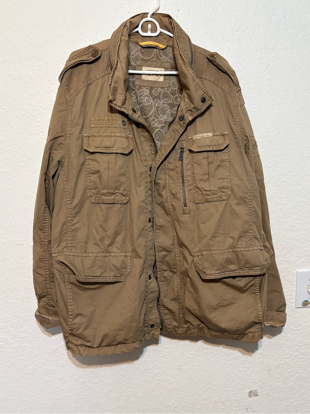 Camel Active Vintage Y2K Men's Military Field Utility jacket